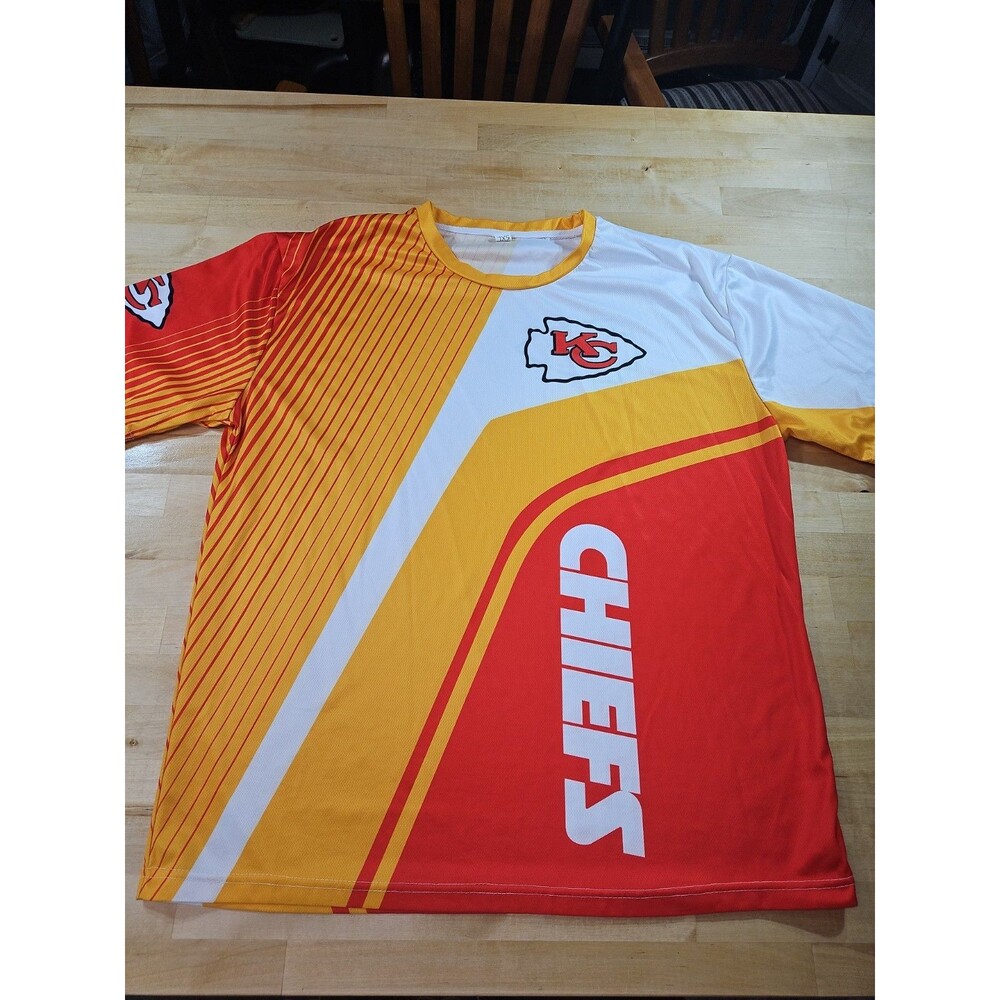 Kansas City Chiefs Short Sleeve T Shirt Size 5XL